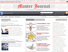 Tablet Screenshot of masterjournal.it
